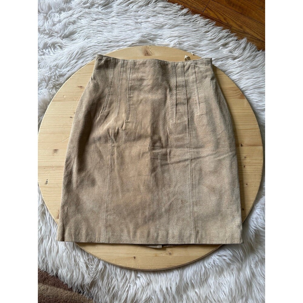 Express leather skirt